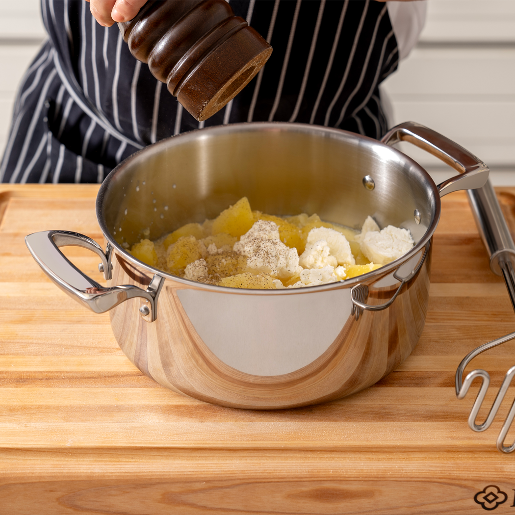 THERMALLOY Tri-Ply Sauce Pot, 4QT