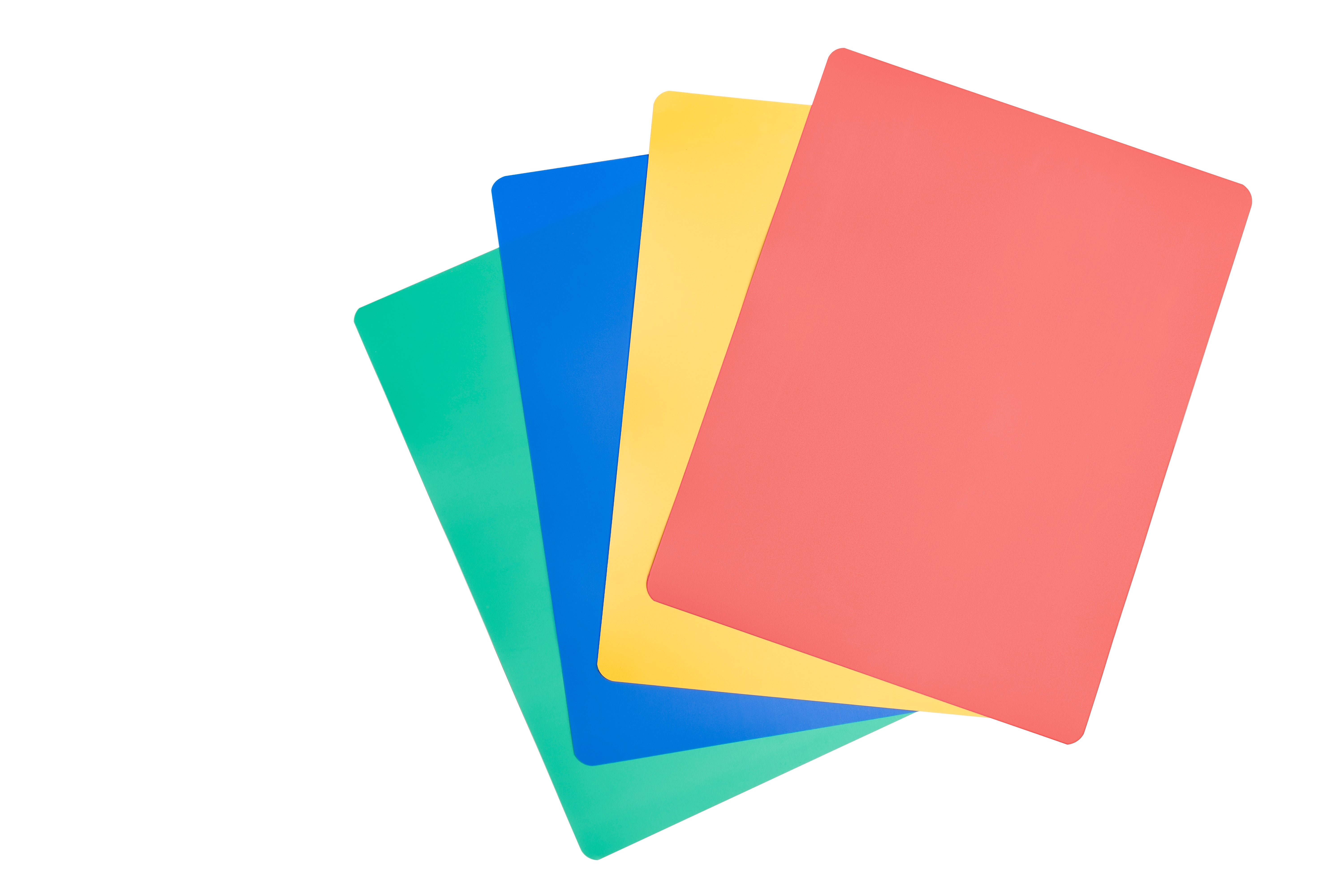 Flexible Cutting Board Mat, Multi-Color, 12” x 18”