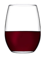 PASABAHCE Amber Stemless Red Wine Glass, 19.25oz