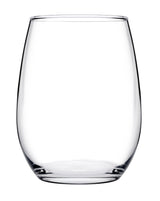 PASABAHCE Amber Stemless Red Wine Glass, 19.25oz