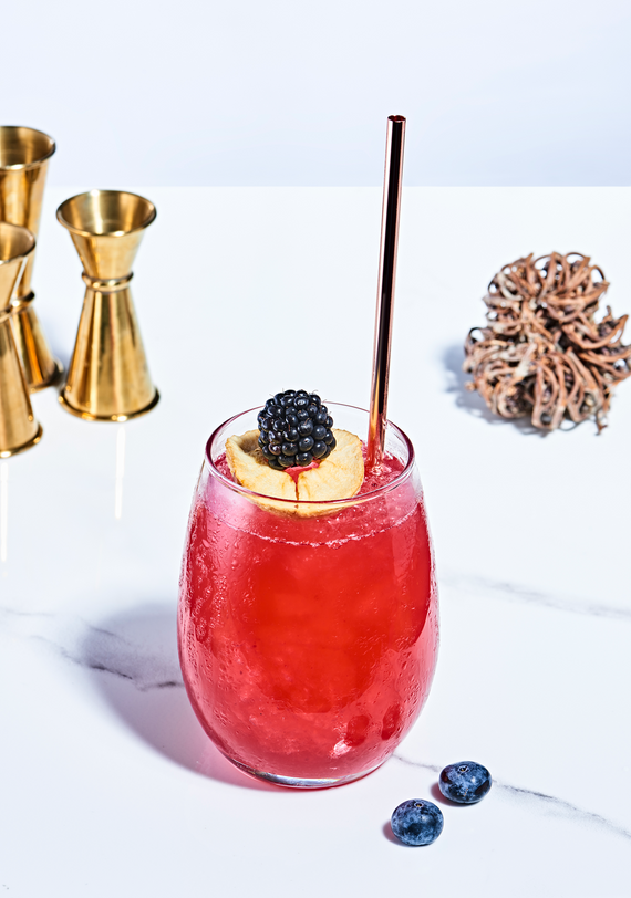 PASABAHCE Amber Stemless Red Wine Glass, 19.25oz