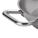 Elements Stainless Steel Fry Pan with Helper Handle, 12.5"