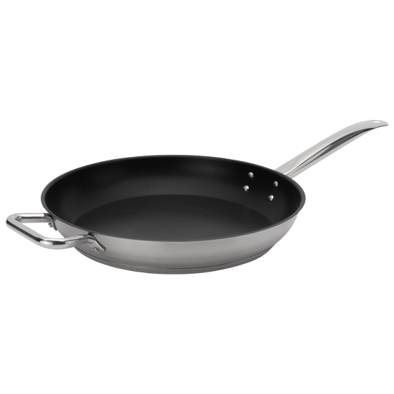 Elements Stainless Steel Fry Pan with Helper Handle, Teflon Select, Non-Stick, 14"
