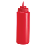 Wide Mouth Squeeze Dispenser, Red