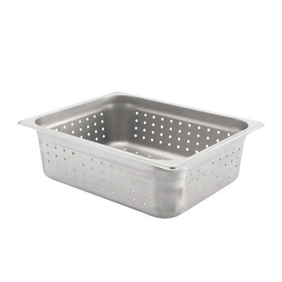 Half size, Perforated Steam Pan, 4" deep