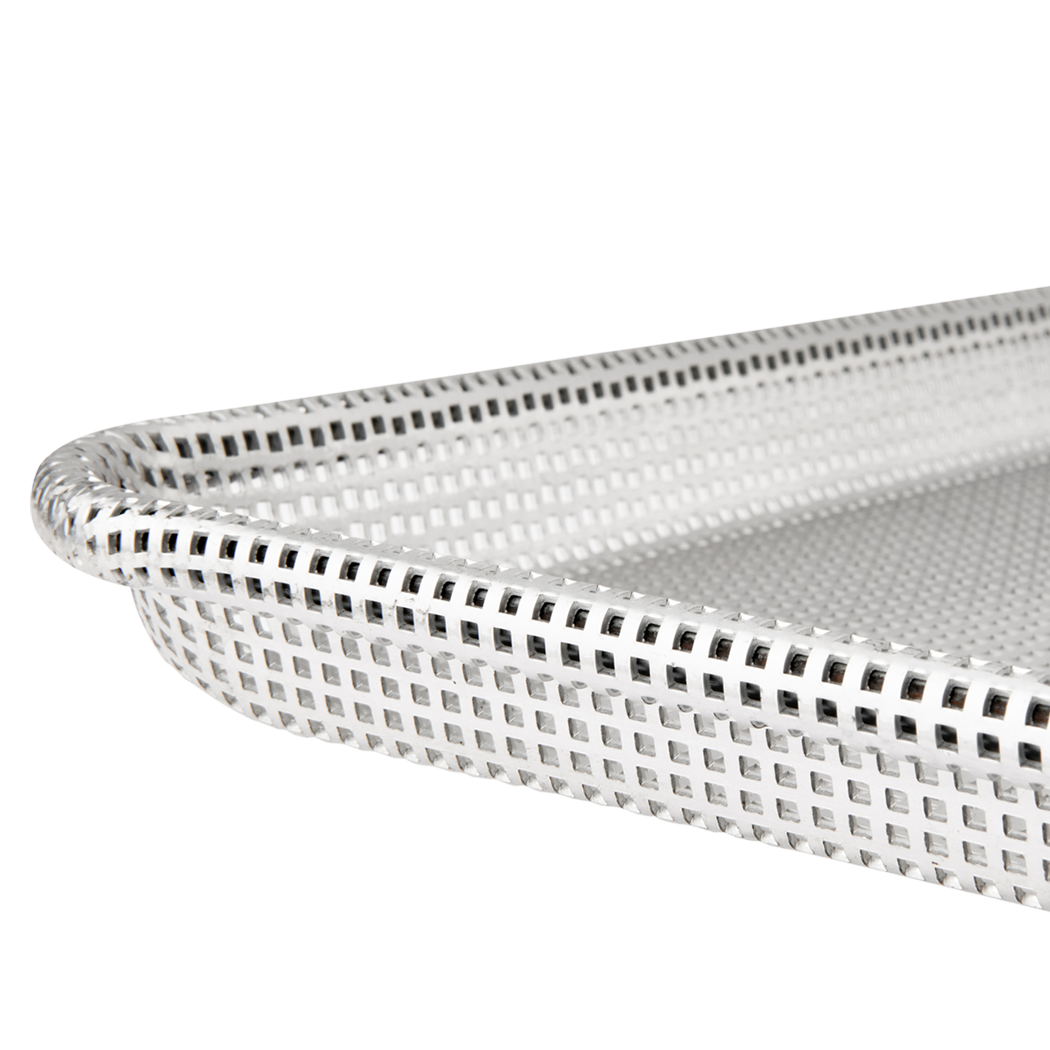 Thermalloy Aluminum Bun Pan, Fully Perforated, 16 Gauge
