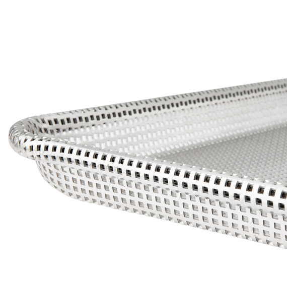 Thermalloy Aluminum Bun Pan, Fully Perforated, 16 Gauge