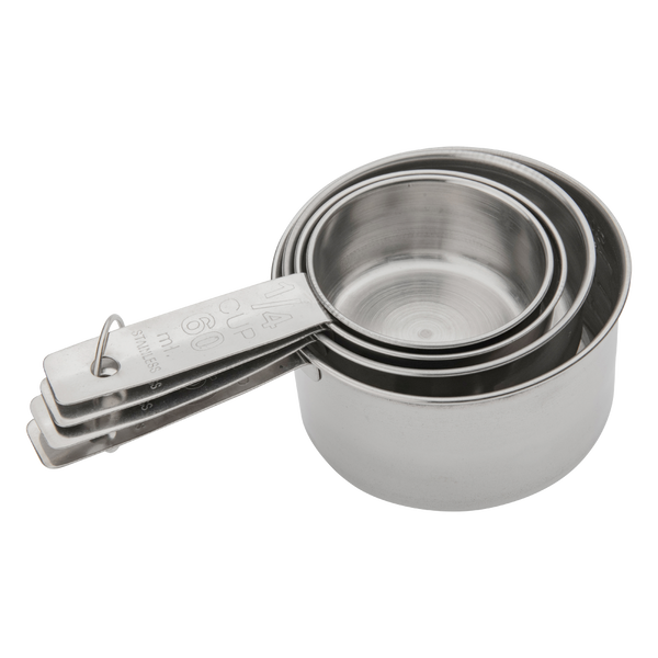 Browne Foodservice 575640 Aluminum 4 Qt. Dry Measuring Cup