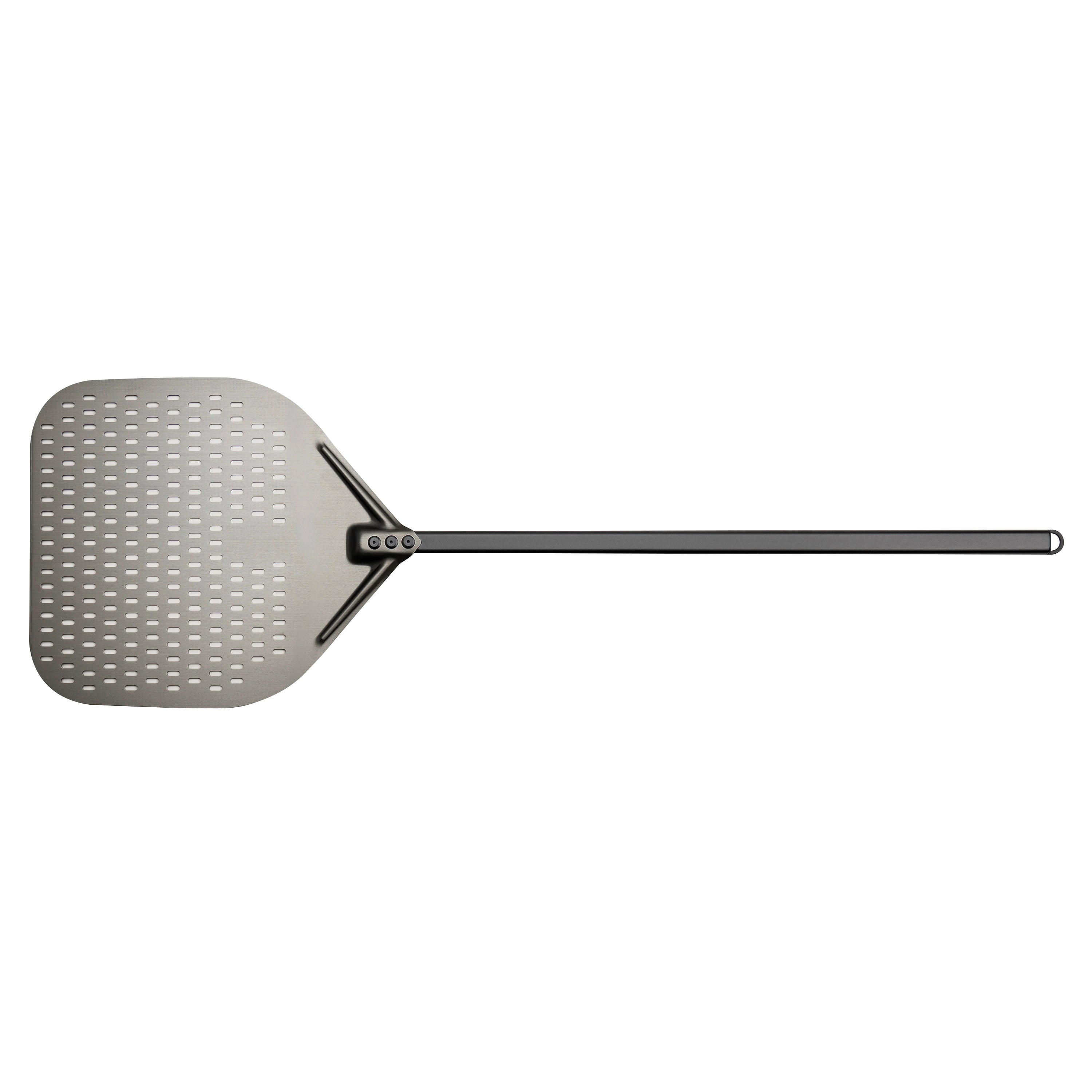 Napolitani Hard Anodized Pizza Peel, Perforated, 18x16