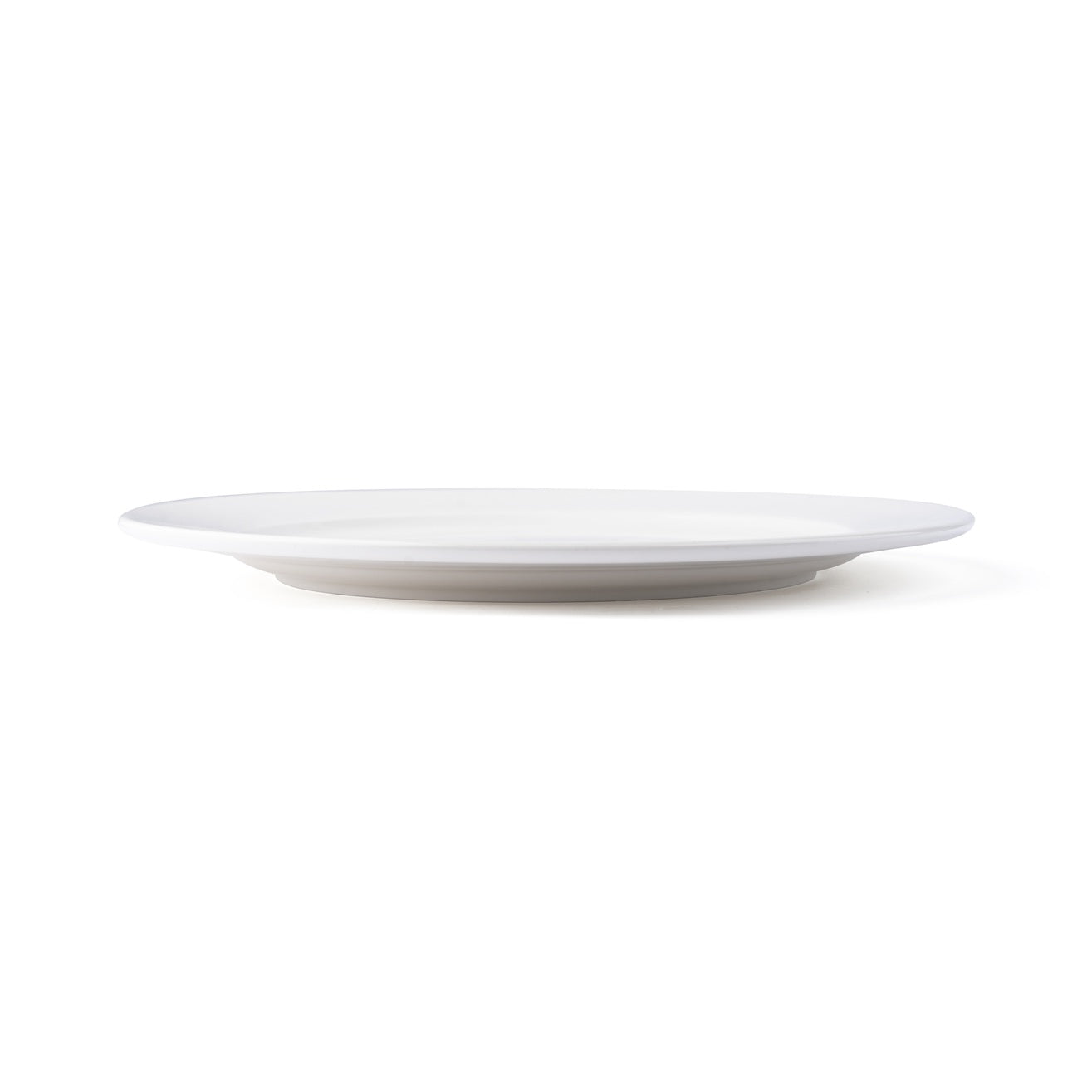 FOUNDATION Round Wide Rim Plate, 12"