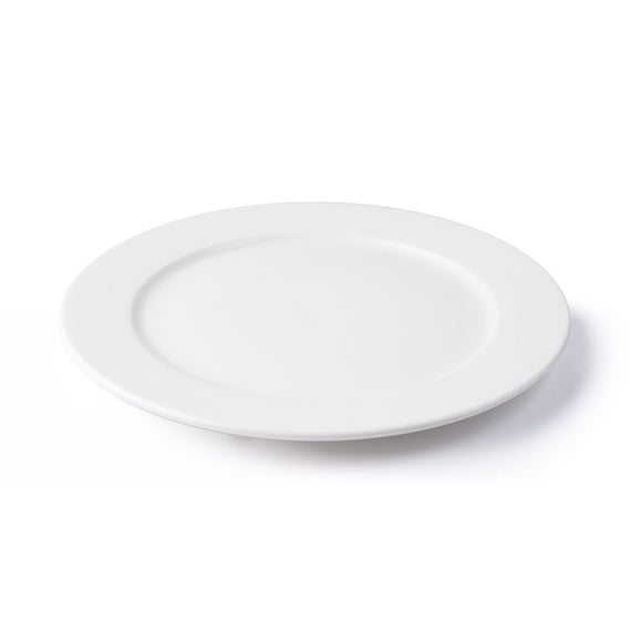 FOUNDATION Round Wide Rim Plate, 12"