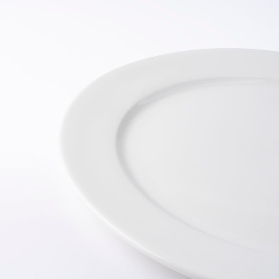 FOUNDATION Round Wide Rim Plate, 12"