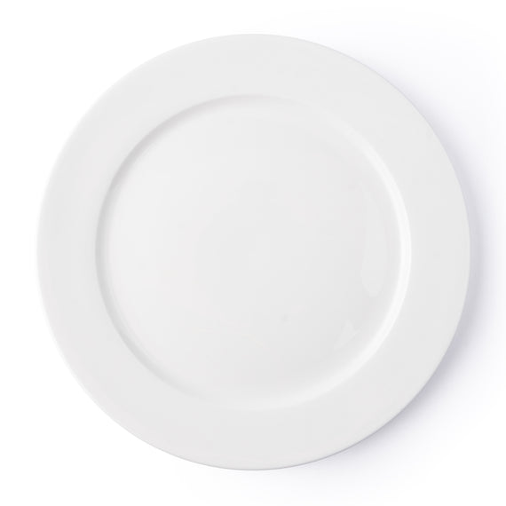 FOUNDATION Round Wide Rim Plate, 12"