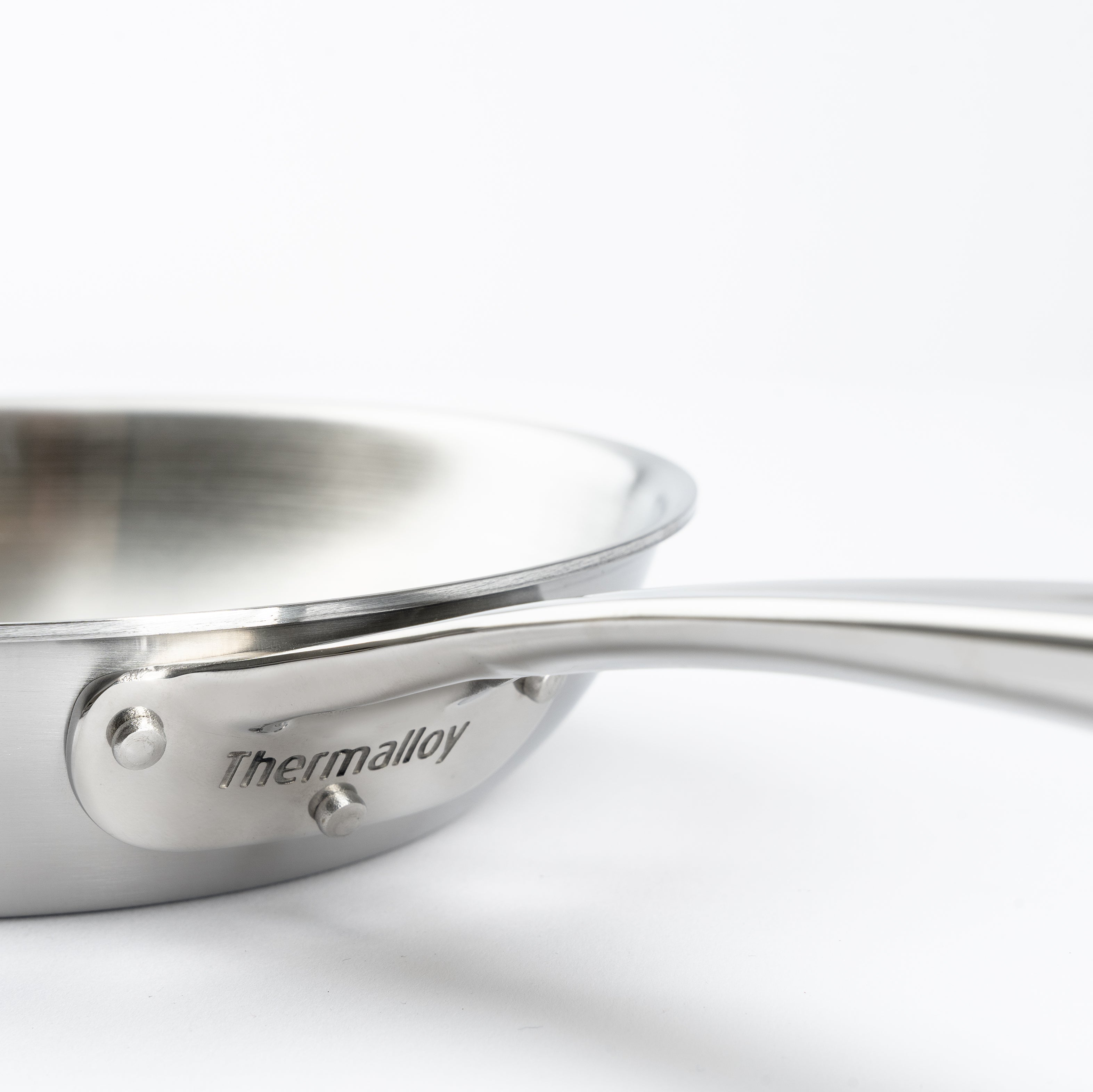 THERMALLOY Tri-Ply Fry Pan with ProGrip Handle, 8"