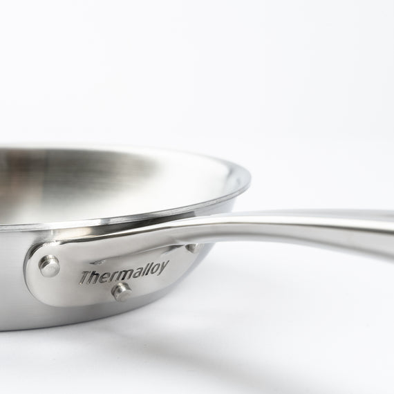 THERMALLOY Tri-Ply Fry Pan with ProGrip Handle, 8"
