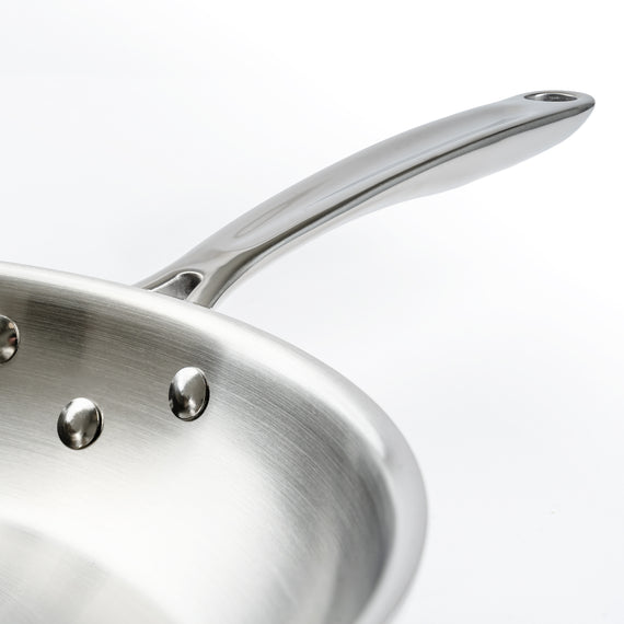 THERMALLOY Tri-Ply Fry Pan with ProGrip Handle, 9.5"