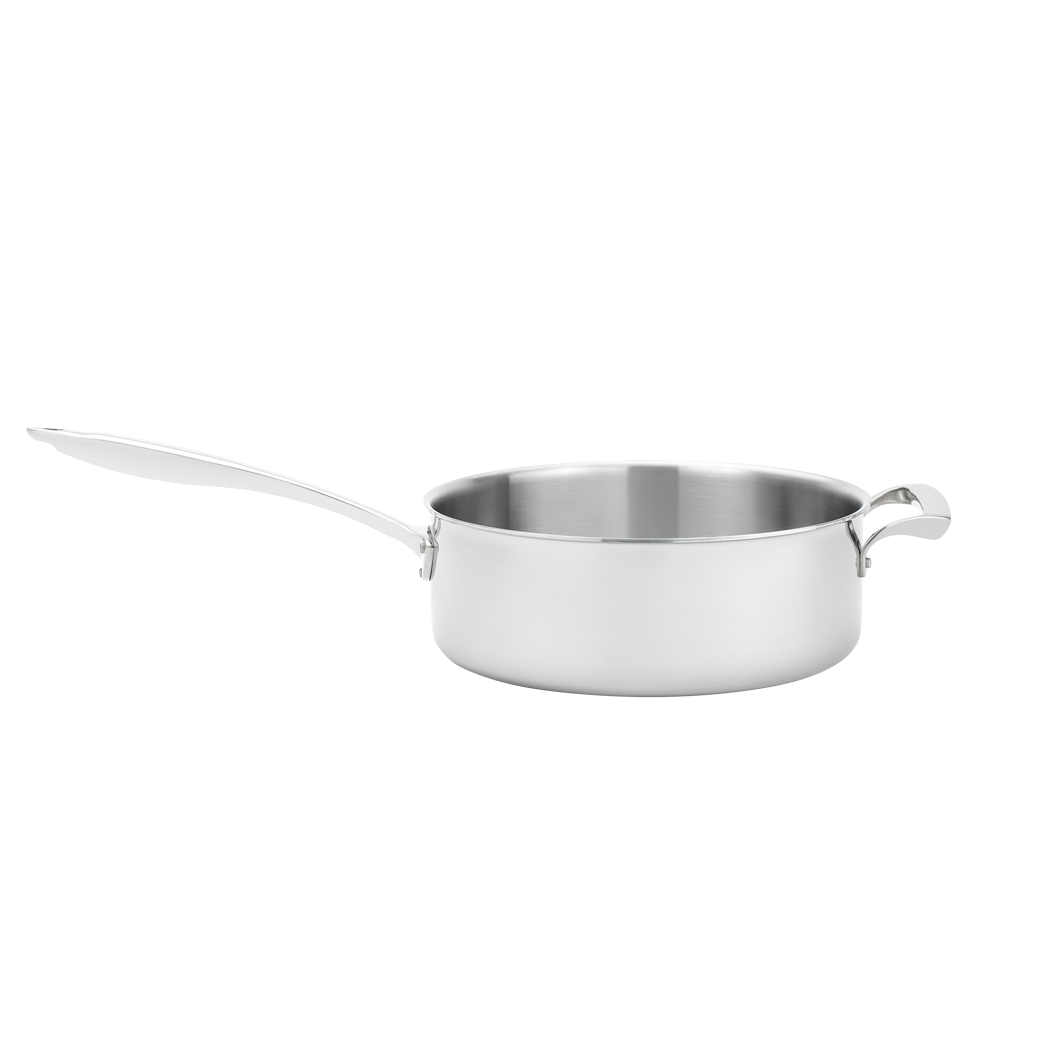 Tri-Ply Sauce Pan with Helper Handle