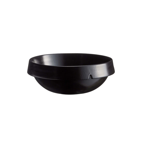 Emile Henry Welcome Salad Bowl 10" Coal Black