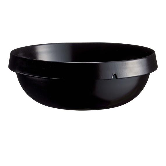 Emile Henry Welcome Salad Bowl 14" Coal Black