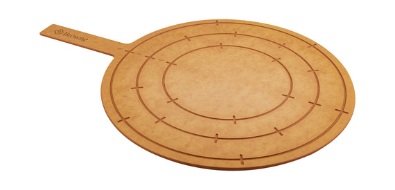 Measuring Pizza Paddle, Fibre Wood, 19.5"/49.5cm