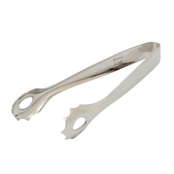 Eclipse Bar Tongs, Mirror Finish, 7"