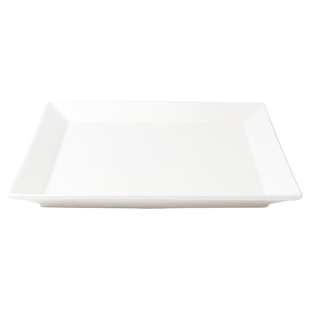 FOUNDATION Square Wide Rim Plate 10