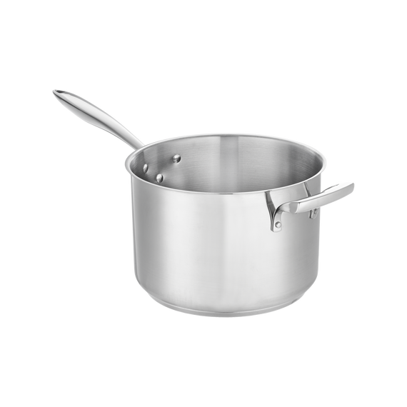 Stainless Steel Deep Sauce Pan with Helper Handle