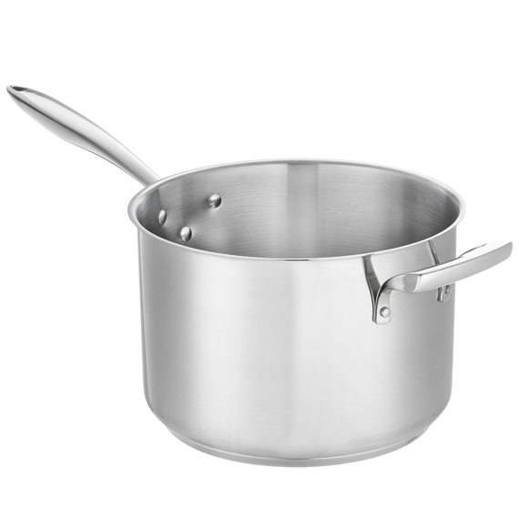 Stainless Steel Deep Sauce Pan with Helper Handle