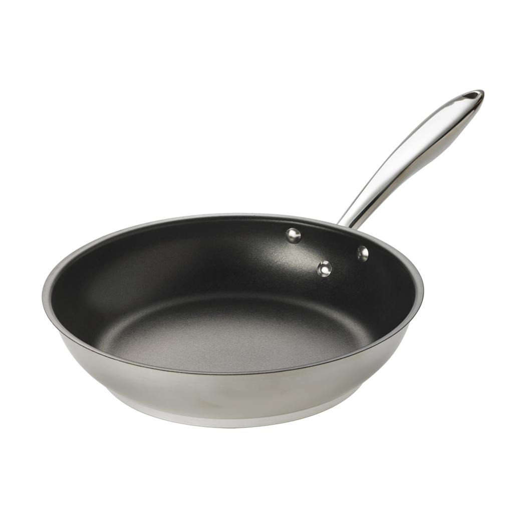 Stainless Steel Deluxe  Non-Stick Fry Pan