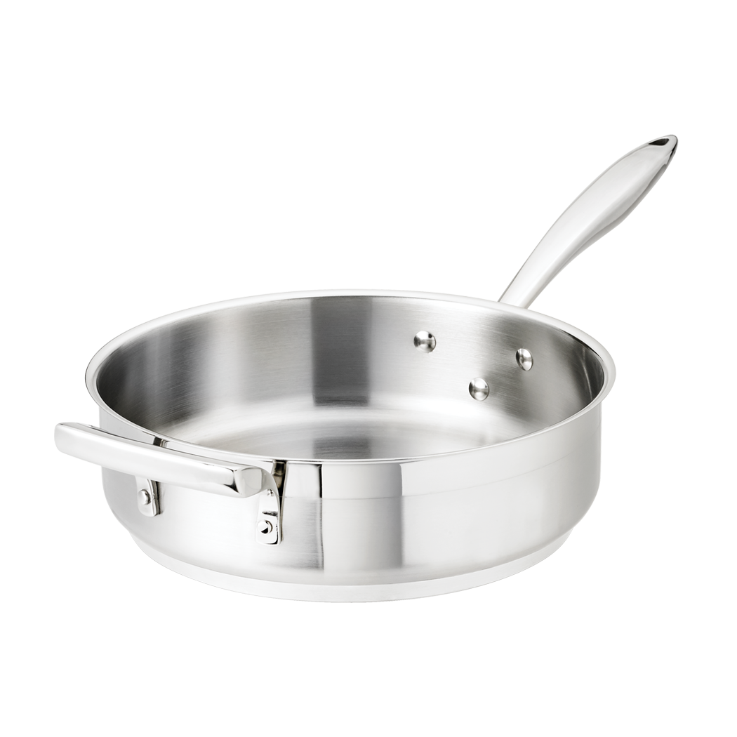 Stainless Steel Saute Pan with Helper Handle