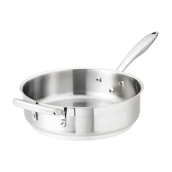 Stainless Steel Saute Pan with Helper Handle