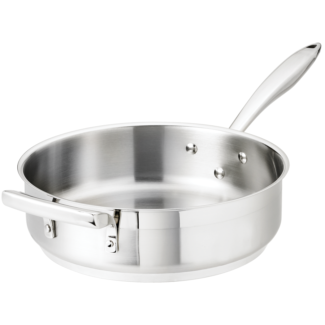 Stainless Steel Saute Pan with Helper Handle