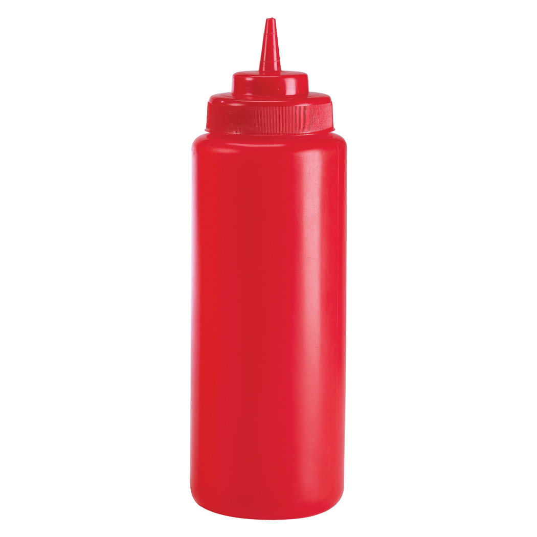 Wide Mouth Squeeze Dispenser, Red