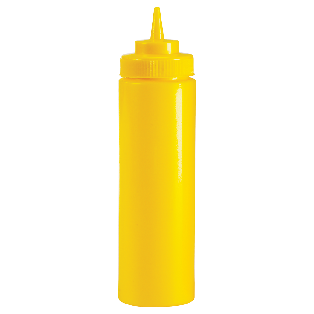 Wide Mouth Squeeze Dispenser, Yellow