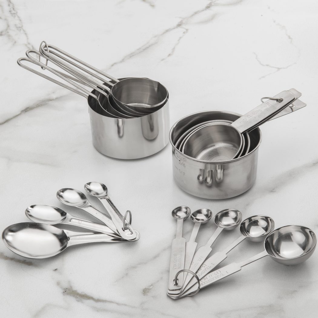 New! All Clad stainless steel measuring spoon set. Teaspoon