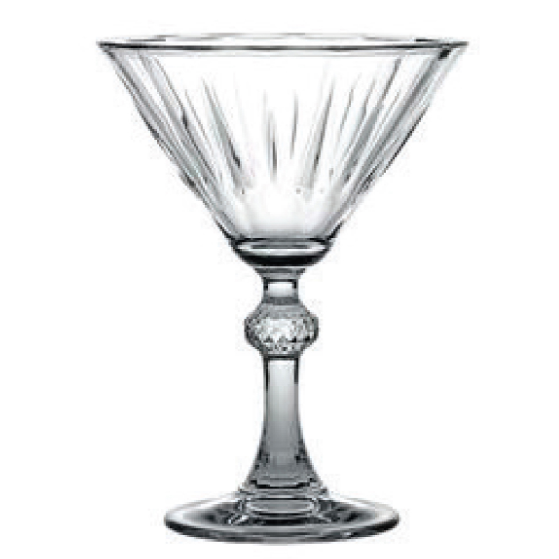 Retro Diamond Martini Glass